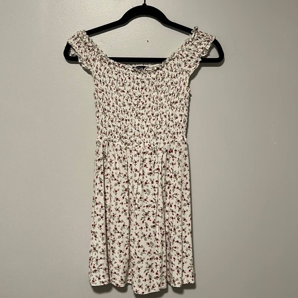 Off the shoulder floral dress